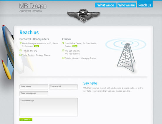 the best most creative contact page design ideas creative page design