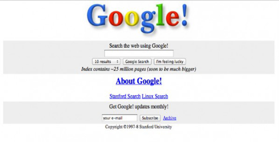 google web page designs