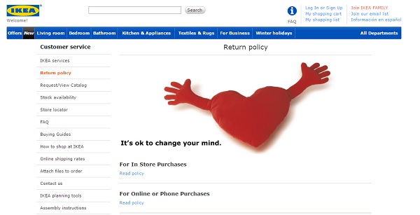 Return Policy Ikea Assembled Furniture online information Return Policy Ikea Assembled Furniture online information