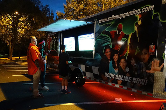 Halloween 2016 at TheeDesign - Raleigh Web Design and Digital Marketing - Game Truck by Roll On Up Gaming