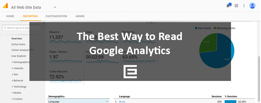 The Best Way to Read Google Analytics Best Way to Read Google Analytics - TheeDesign Raleigh