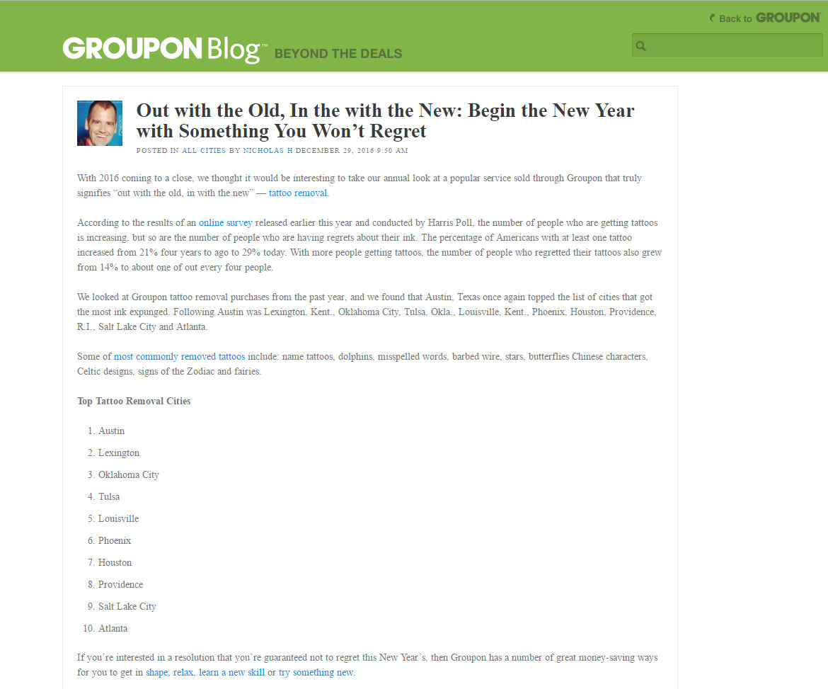 Groupon's Ecommerce Blog Groupon's Ecommerce Blog