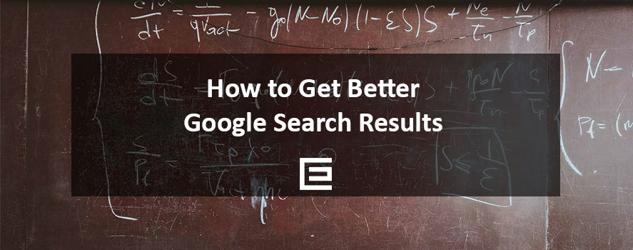 Google Cheat Sheet: Better Google Search Results with Search Operators How to Get Better Google Search Results - TheeDesign SEO Agency