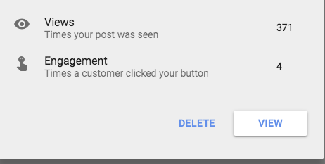 Statistiques Google Posts