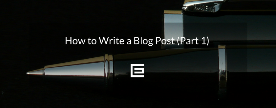 How to Write a Blog Post (Part 1) blog copywriting raleigh